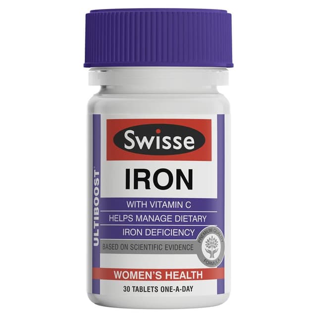SwisseIron補鐵補血片30粒