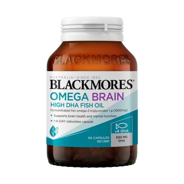BLACKMORES四倍DHA深海魚油膠囊60粒