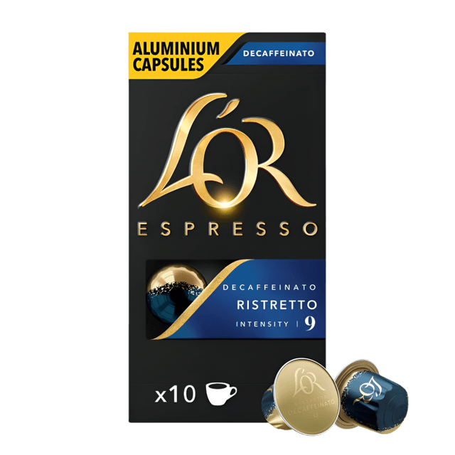 L'OR Espresso 低咖啡因 Ristretto 濃度9 10顆